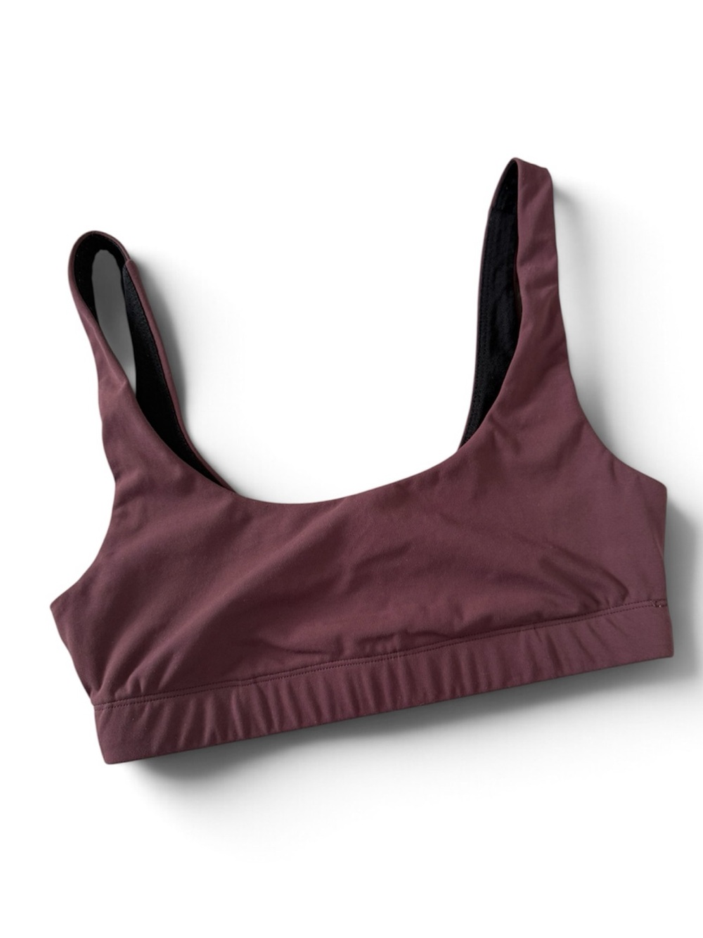 Vuori All The Form Deep Plum Sports Bra, Womens XS